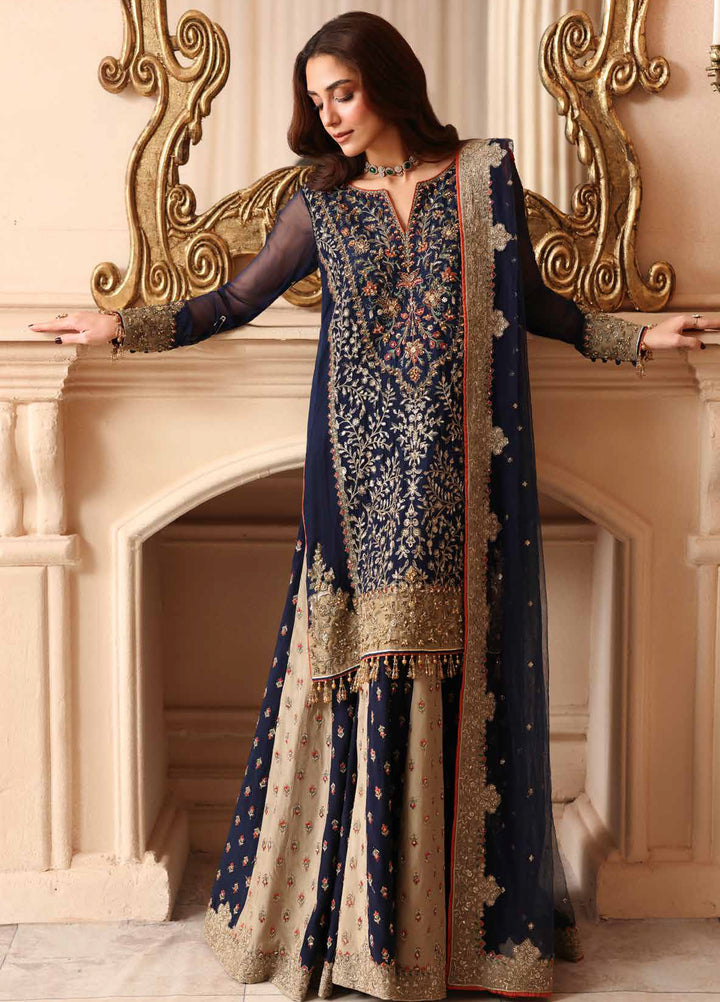 Dastan E Jashan by Charizma Unstitched Embroidered Chiffon 3 Piece Suit CHR26UDJ DJW6-02 - Festive Collection