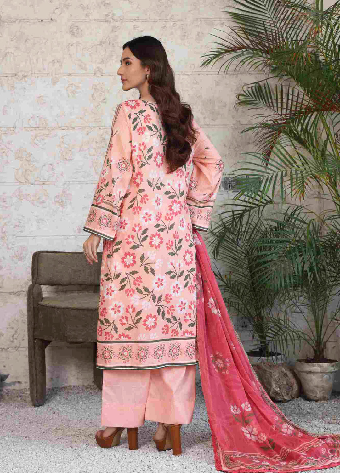Kotor by Rashid Textiles Unstitched Embroidered Lawn 3 Piece Suit RT26ULK 9132 - Casual Collection