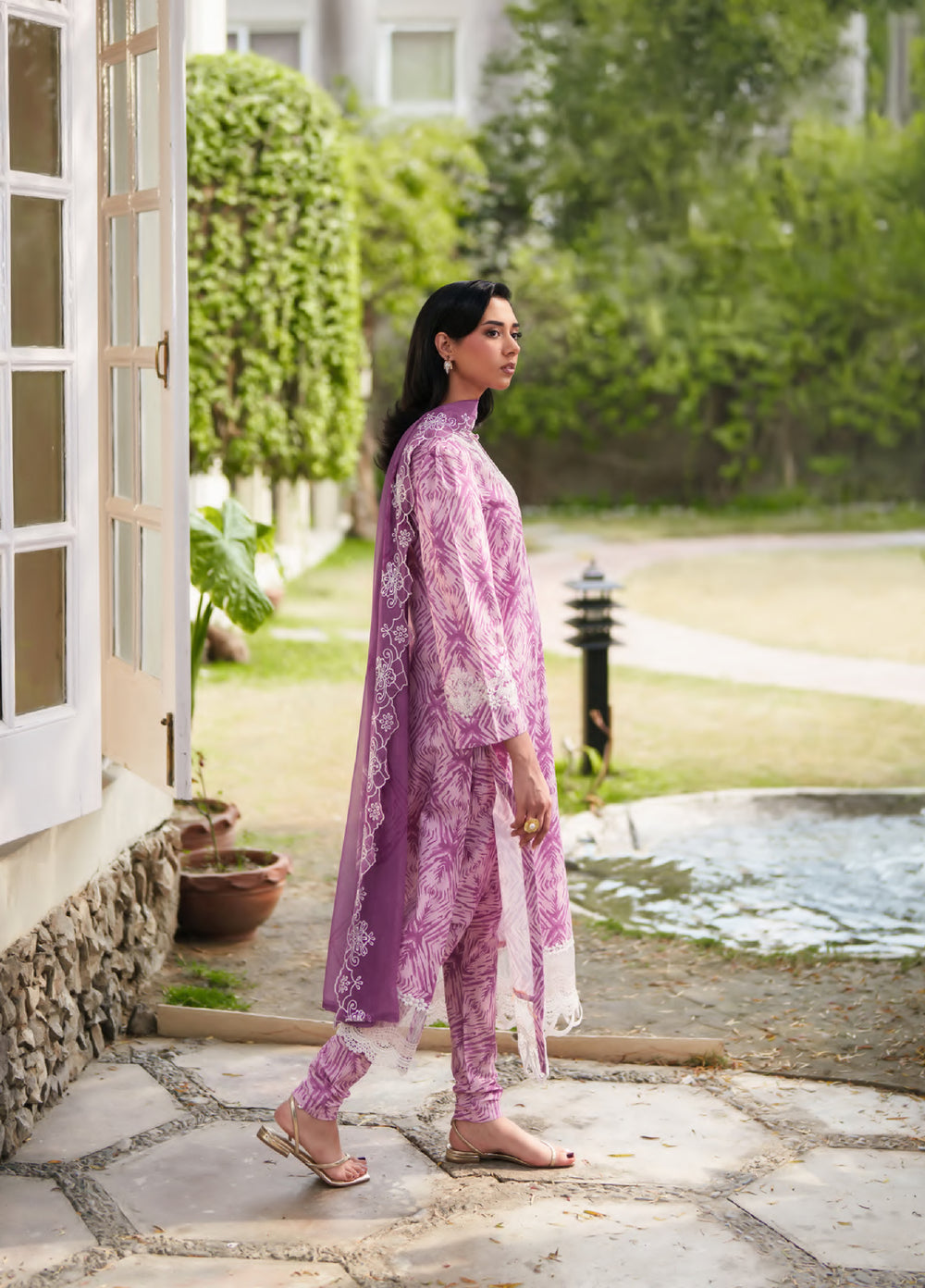 Bloom Enara by Rashid Textiles Unstitched Embroidered Lawn 3 Piece Suit RT26ULB 1004 - Casual Collection