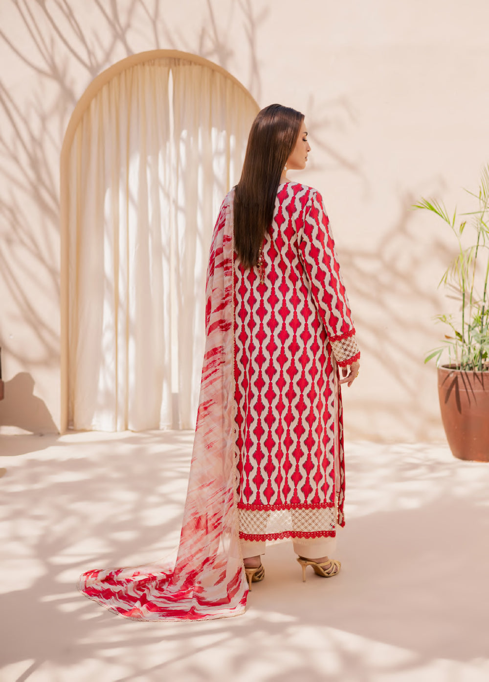 Savoy by Rashid Textiles Unstitched Embroidered Lawn 3 Piece Suit RT26ULS 3735 - Casual Collection