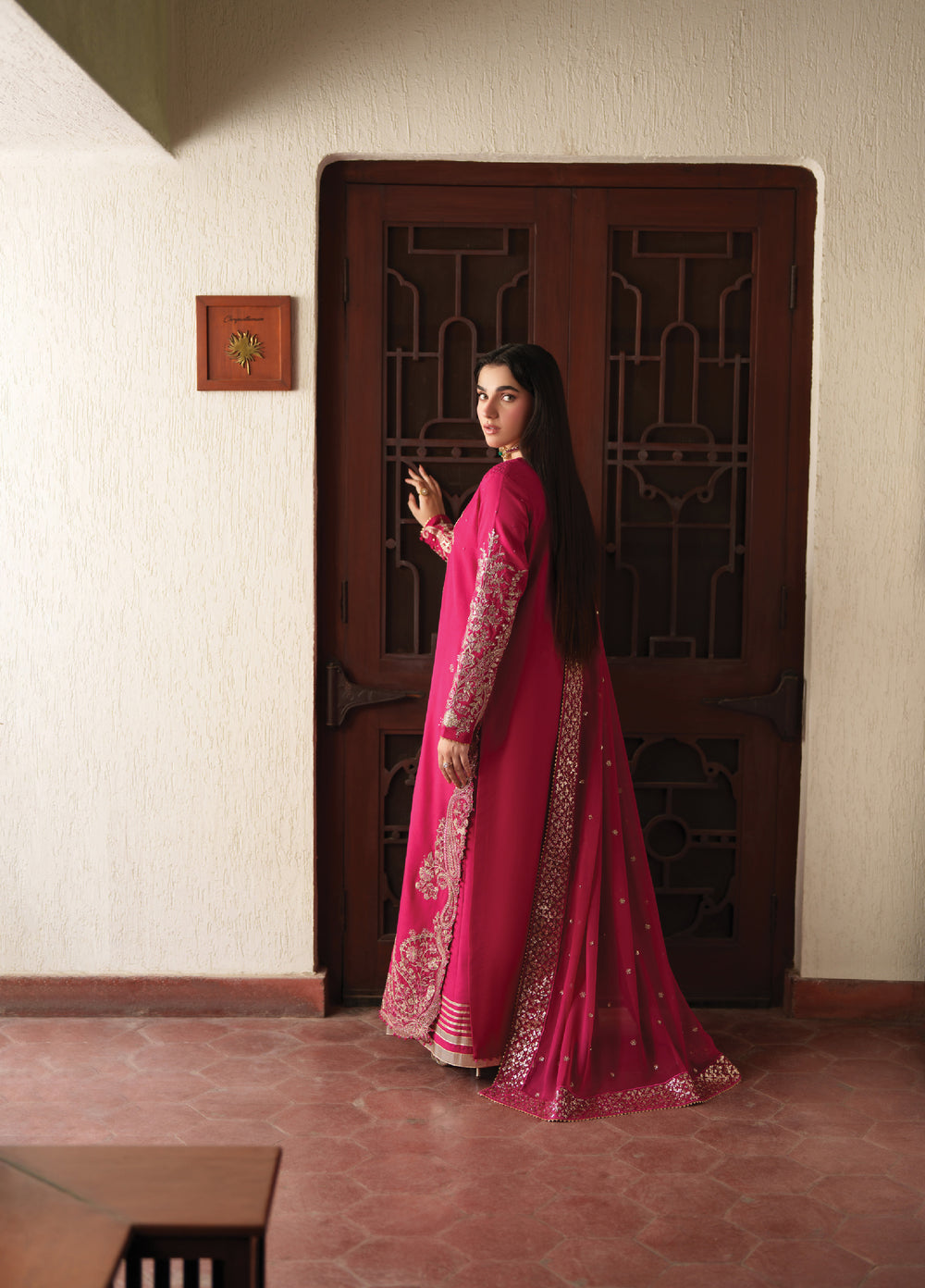 Shagun by Neeshay Unstitched Embroidered Raw Silk 3 Piece Suit NSH26US Parisa - Festive Collection