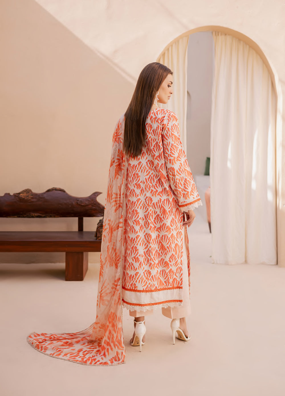 Savoy by Rashid Textiles Unstitched Embroidered Lawn 3 Piece Suit RT26ULS 3732 - Casual Collection