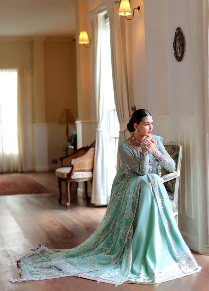 Whispers of Grace by Roheenaz Unstitched Embroidered Chiffon 3 Piece Suit RN26UWG Theodora RUNCH260205 - Wedding Collection