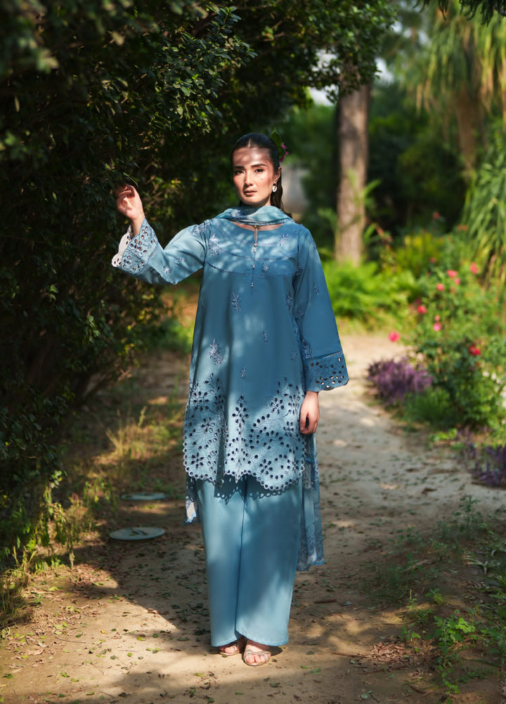 Golden Enara by Rashid Textiles Unstitched Embroidered Lawn 3 Piece Suit RT26ULG 3706 - Casual Collection