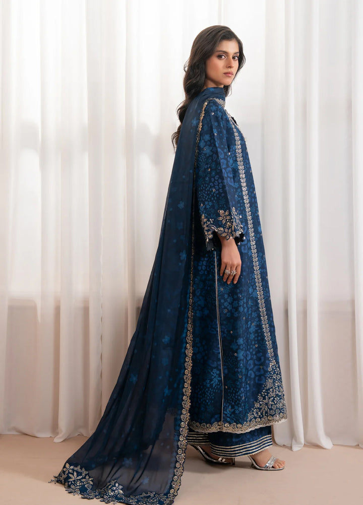 Deme by Xenia Formals Unstitched Embroidered Lawn 3 Piece Suit XE26UDF D-3 Ryelle - Festive Collection