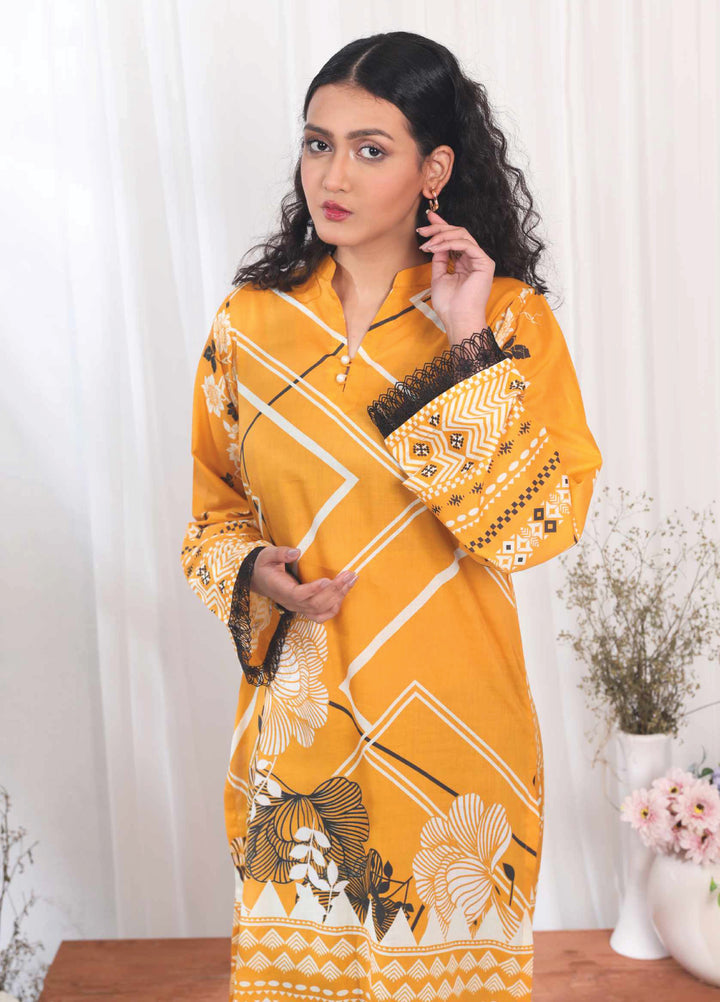 Kamyab Kurti by Rashid Textiles Unstitched Printed Lawn 1 Piece Suit RT26ULK 8760 - Casual Collection