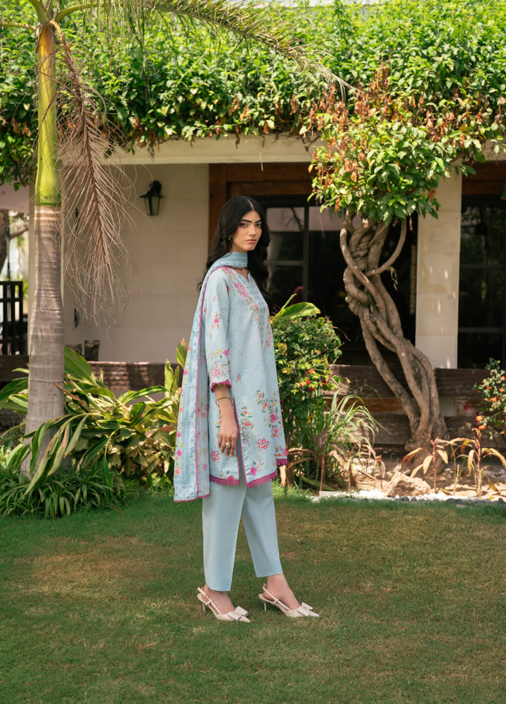 Orissa by Rashid Textiles Unstitched Embroidered Lawn 3 Piece Suit RT26ULO 3755 - Casual Collection