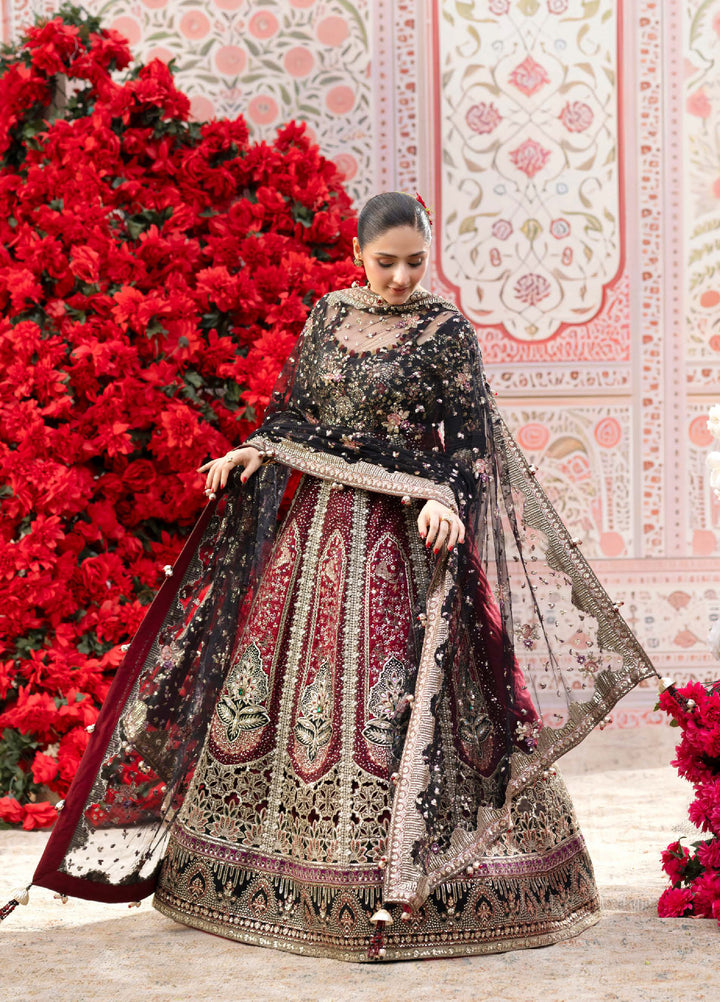 Jhoomro by Nureh Unstitched Embroidered Raw Silk 3 Piece Suit NU26UJW NL-95 - Wedding Collection