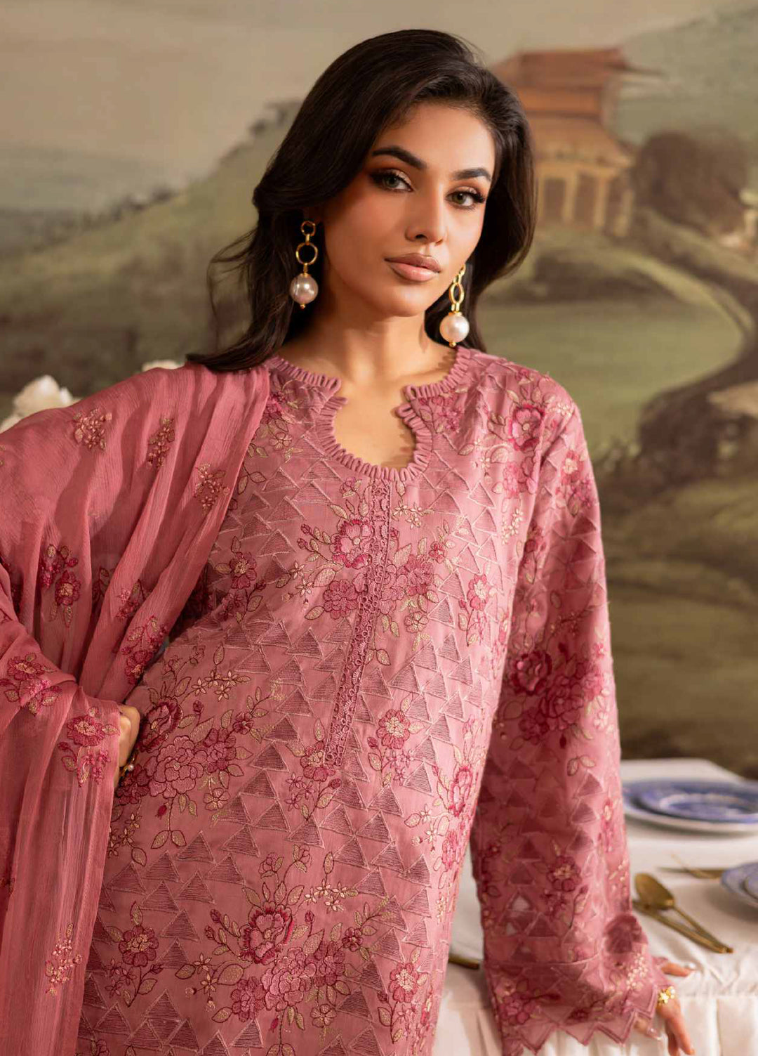 The Artisan's by Rashid Textiles Unstitched Embroidered Viscose 3 Piece Suit RT26UAV 4407 - Casual Collection
