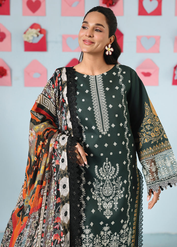 Anaya by Mahnur Unstitched Embroidered Lawn 3 Piece Suit MN26UALV AN2-18 - Festive Collection