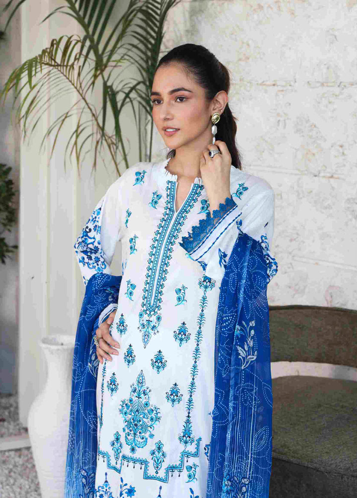 Kotor by Rashid Textiles Unstitched Embroidered Lawn 3 Piece Suit RT26ULK 9136 - Casual Collection