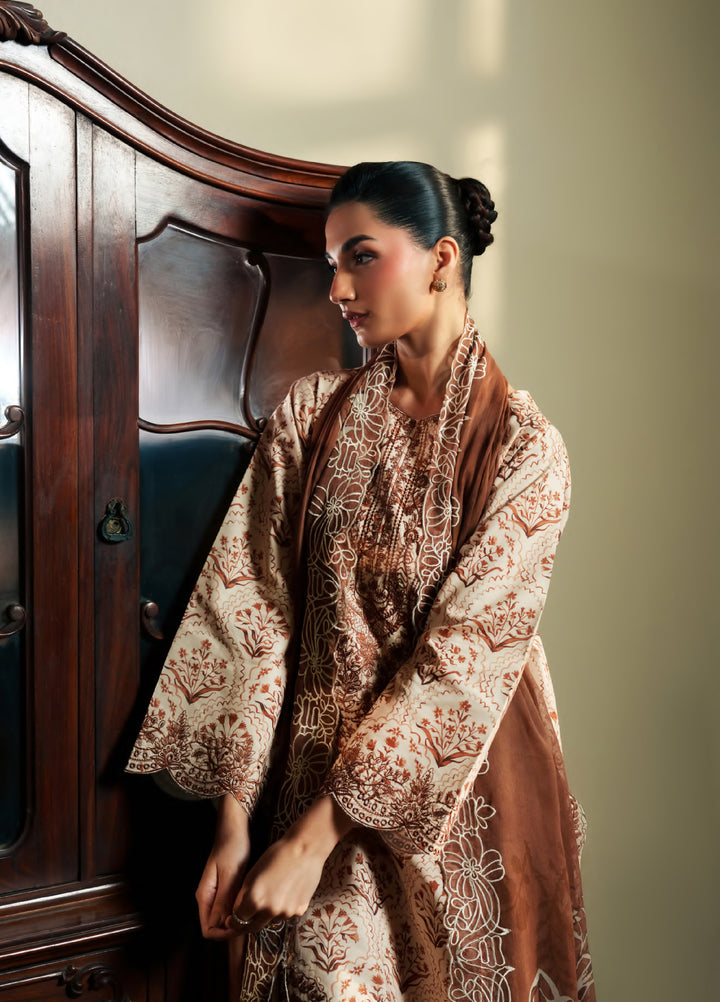 Bloom Enara by Rashid Textiles Unstitched Embroidered Lawn 3 Piece Suit RT26ULB 1001 - Casual Collection