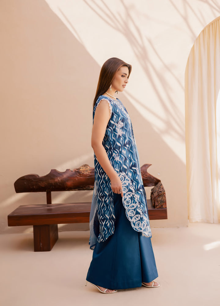 Savoy by Rashid Textiles Unstitched Embroidered Lawn 3 Piece Suit RT26ULS 3734 - Casual Collection