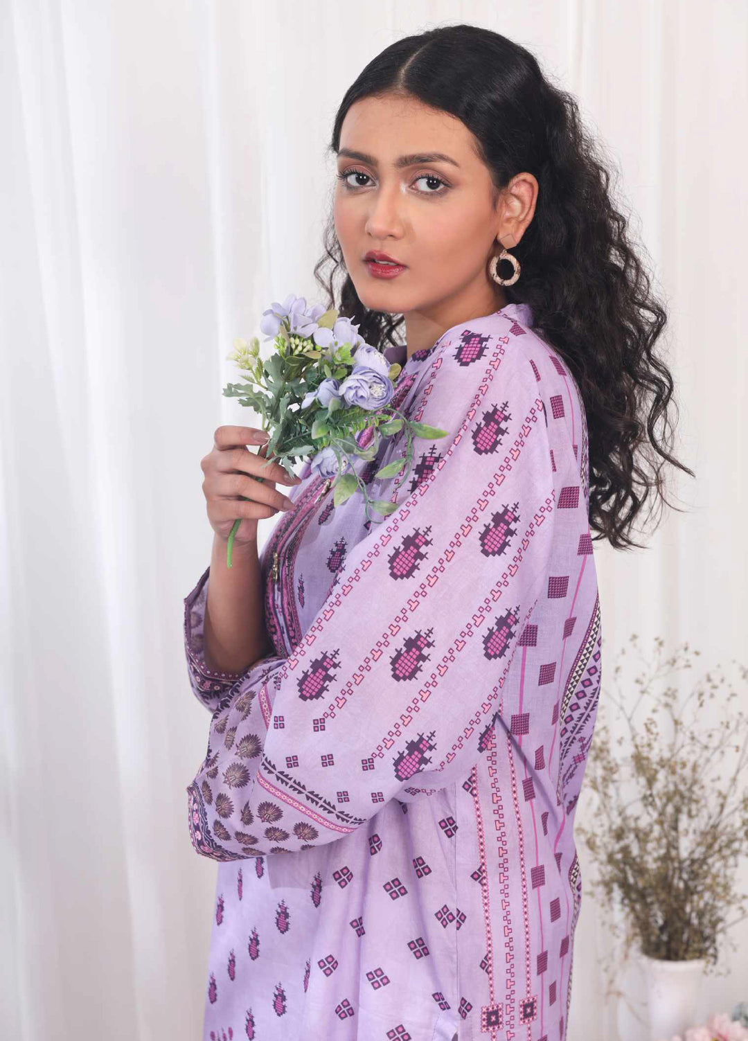 Kamyab Kurti by Rashid Textiles Unstitched Printed Lawn 1 Piece Suit RT26ULK 8753 - Casual Collection