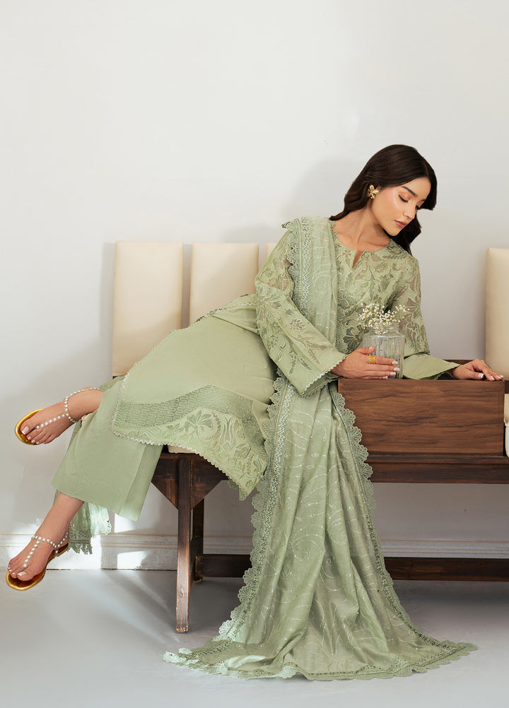 Sera by Mahnur Unstitched Embroidered Lawn 3 Piece Suit MN26USL SP-08 - Festive Collection