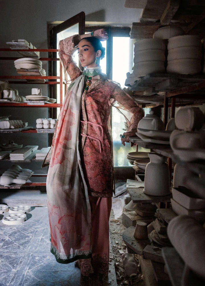 Lady Aik by AIK Atelier Unstitched Embroidered Organza 3 Piece Suit AIK26ULA 09 - Festive Collection