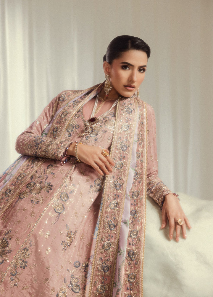 Aik Shaam by AIK Atelier Unstitched Embroidered Medium Silk 3 Piece Suit AIK26UAS C2603 - Wedding Collection