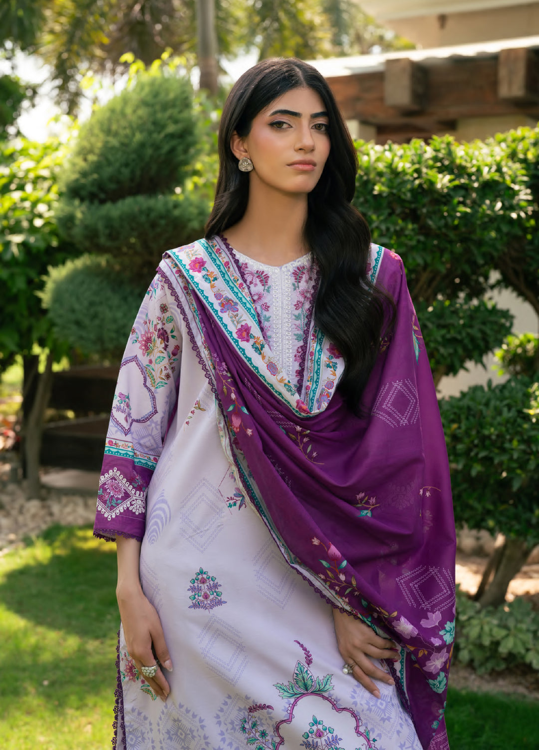 Orissa by Rashid Textiles Unstitched Embroidered Lawn 3 Piece Suit RT26ULO 3753 - Casual Collection