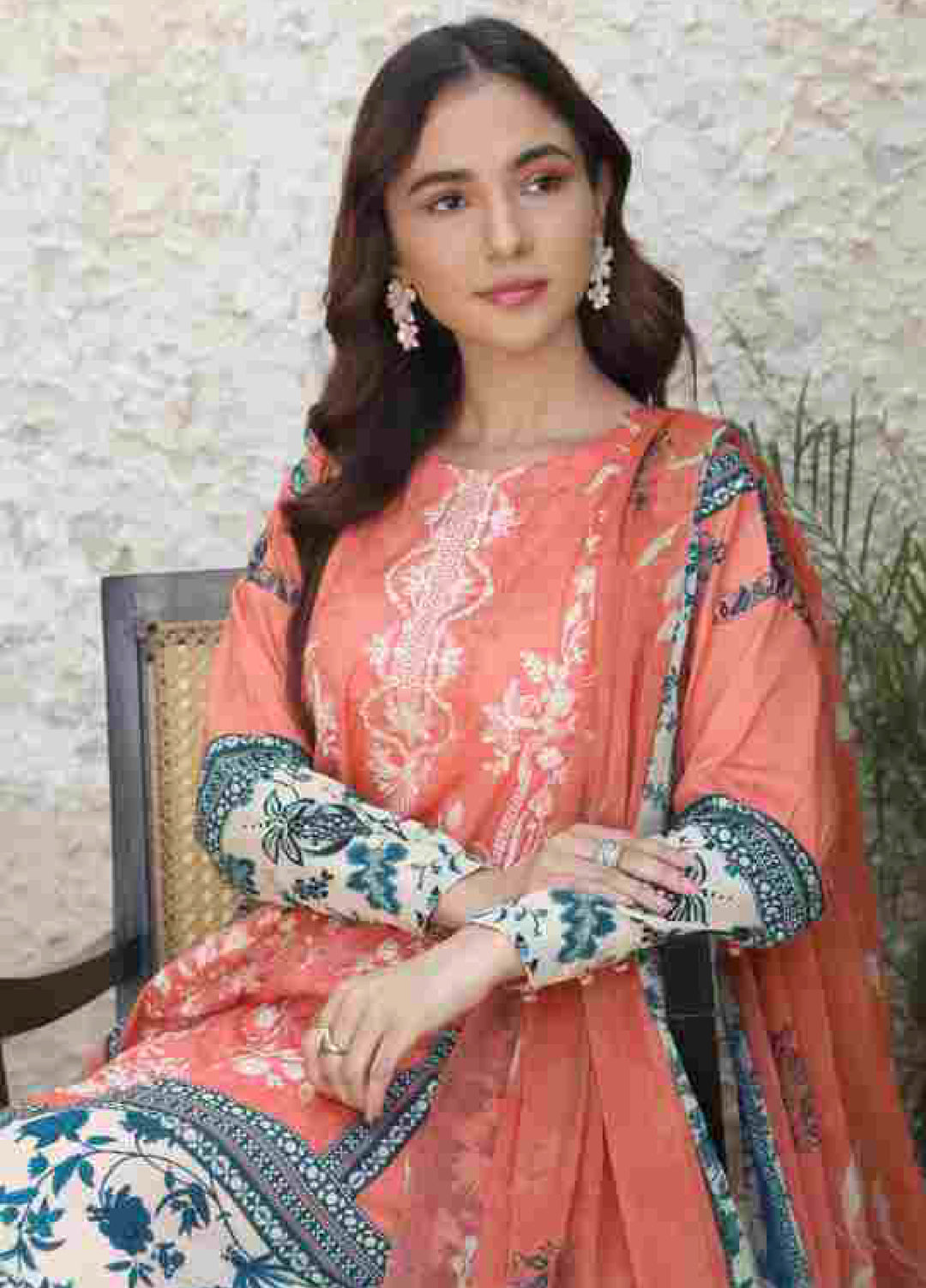 Kotor by Rashid Textiles Unstitched Embroidered Lawn 3 Piece Suit RT26ULK 9135 - Casual Collection
