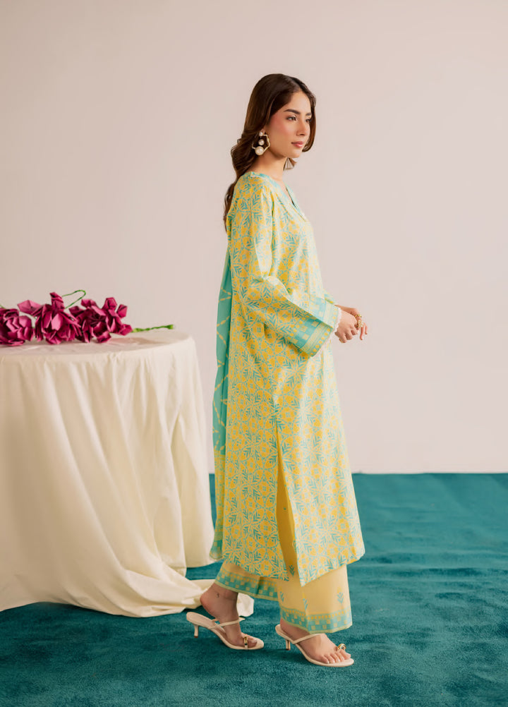 Print Diary by Rashid Textiles Unstitched Printed Lawn 3 Piece Suit RT26UPG 3773 - Casual Collection