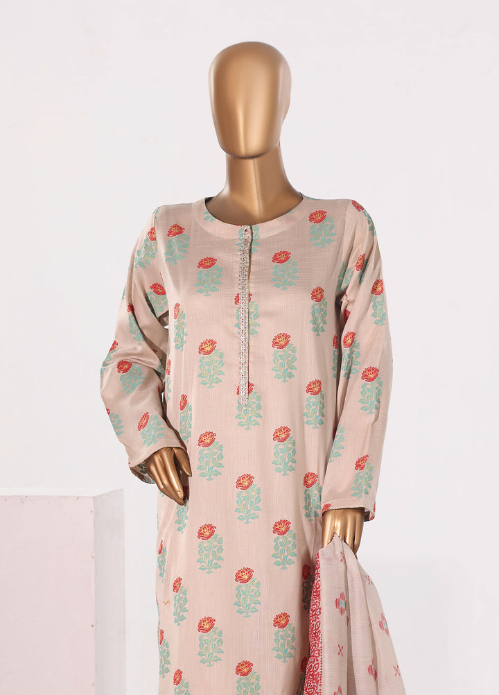 Block and Bloom by HZ Textiles RTW Embroidered Cotton 3 Piece Suit HZ26PCB SBE-006-3P - Casual Collection