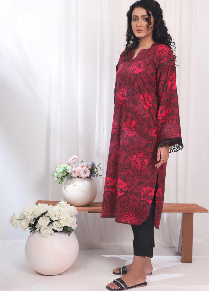 Kamyab Kurti by Rashid Textiles Unstitched Printed Lawn 1 Piece Suit RT26ULK 8756 - Casual Collection
