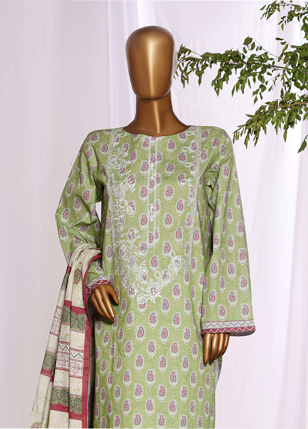 Daily Wear by HZ Textiles RTW Embroidered Lawn 3 Piece Suit HZ26PDW CPE-3P-042 - Casual Collection