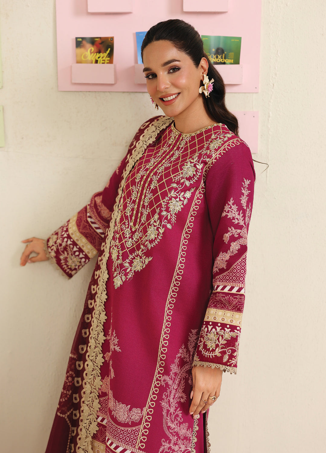 Anaya by Mahnur Unstitched Embroidered Lawn 3 Piece Suit MN26UALV AN2-20 - Festive Collection