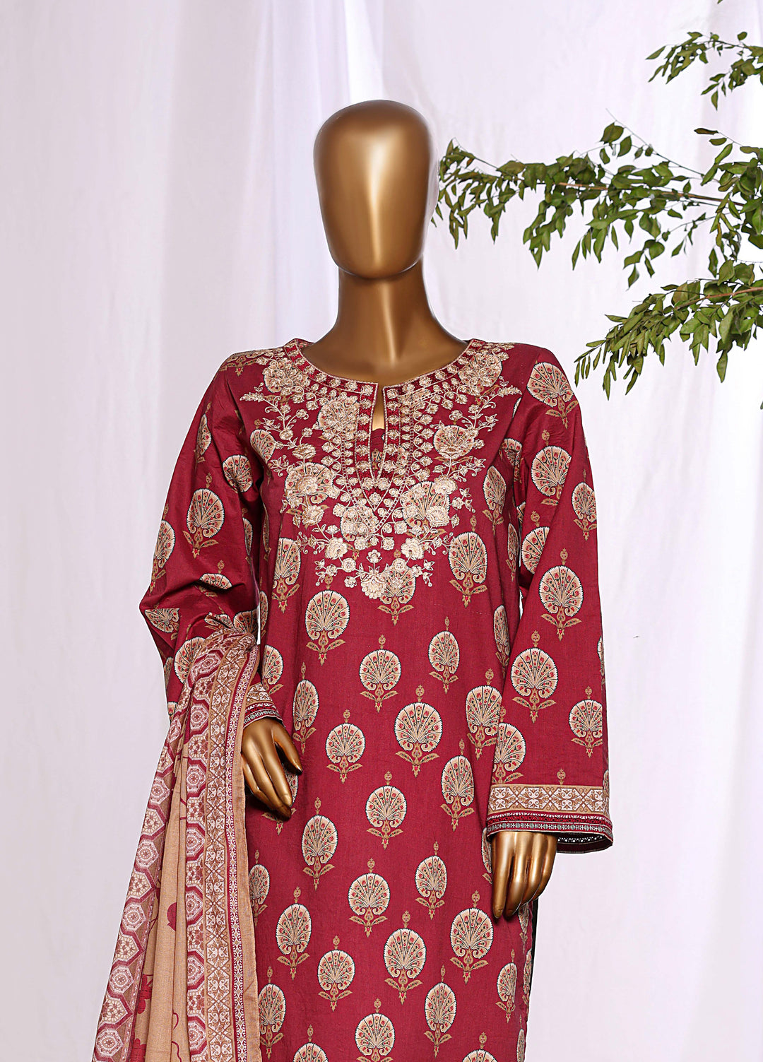 Daily Wear by HZ Textiles RTW Embroidered Lawn 3 Piece Suit HZ26PDW CPE-3P-047 - Casual Collection