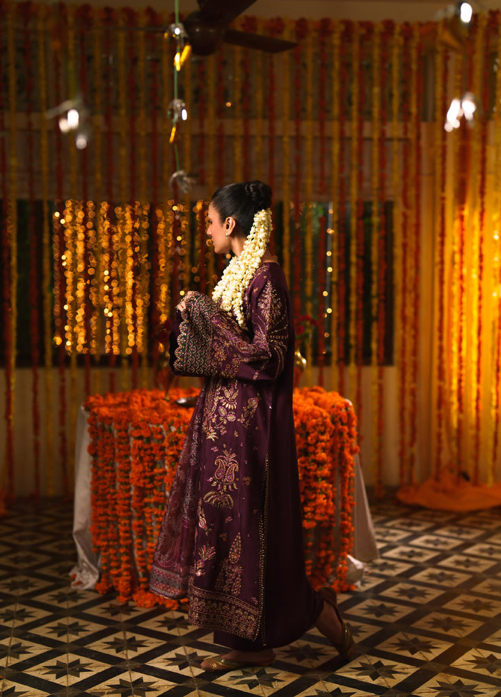 Chand Bali by Casual Lite RTW Embroidered Viscose Silk 3 Piece Suit CL26UCR Husn e Zareen - Wedding Collection