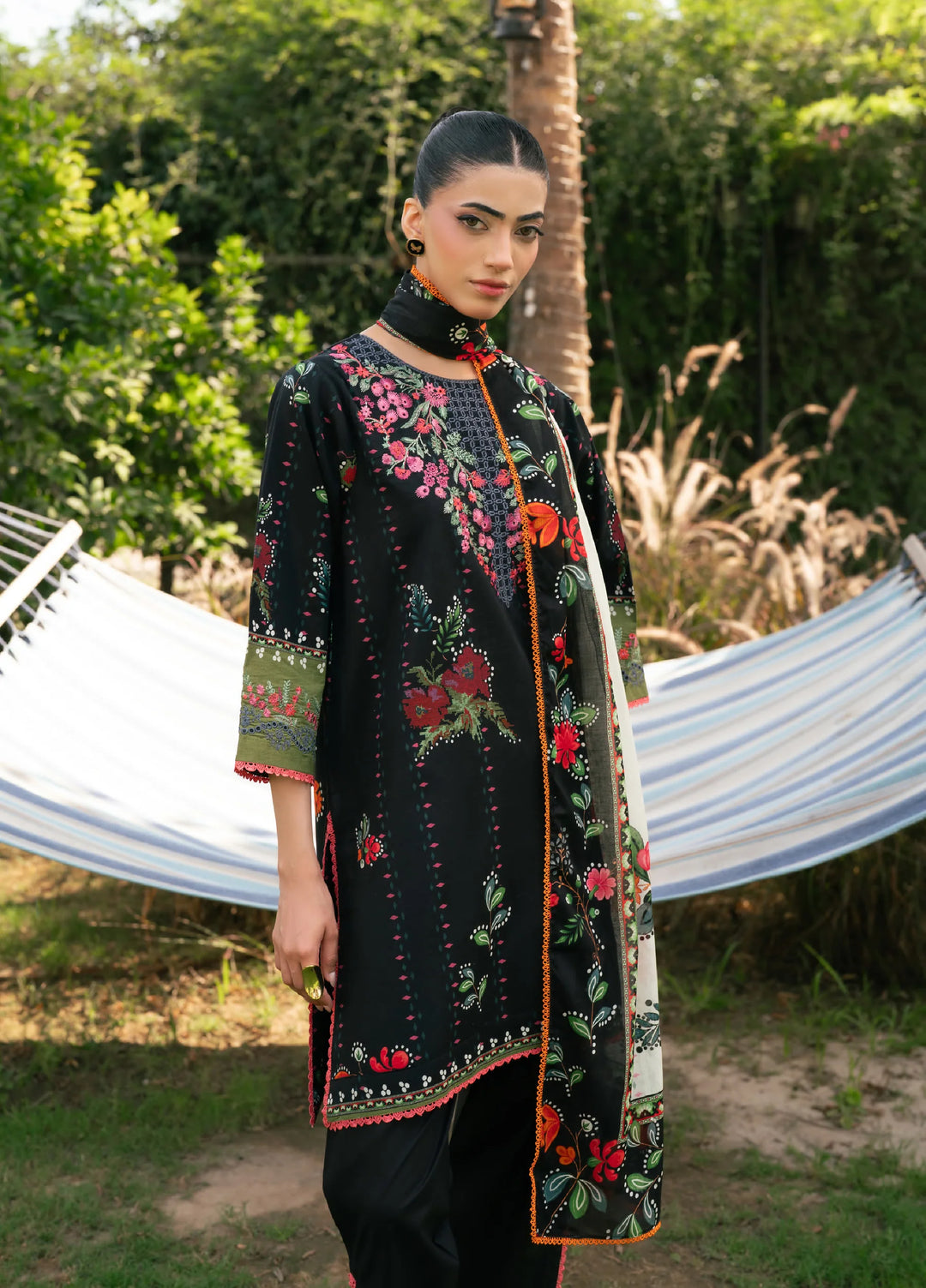 Orissa by Rashid Textiles Unstitched Embroidered Lawn 3 Piece Suit RT26ULO 3758 - Casual Collection