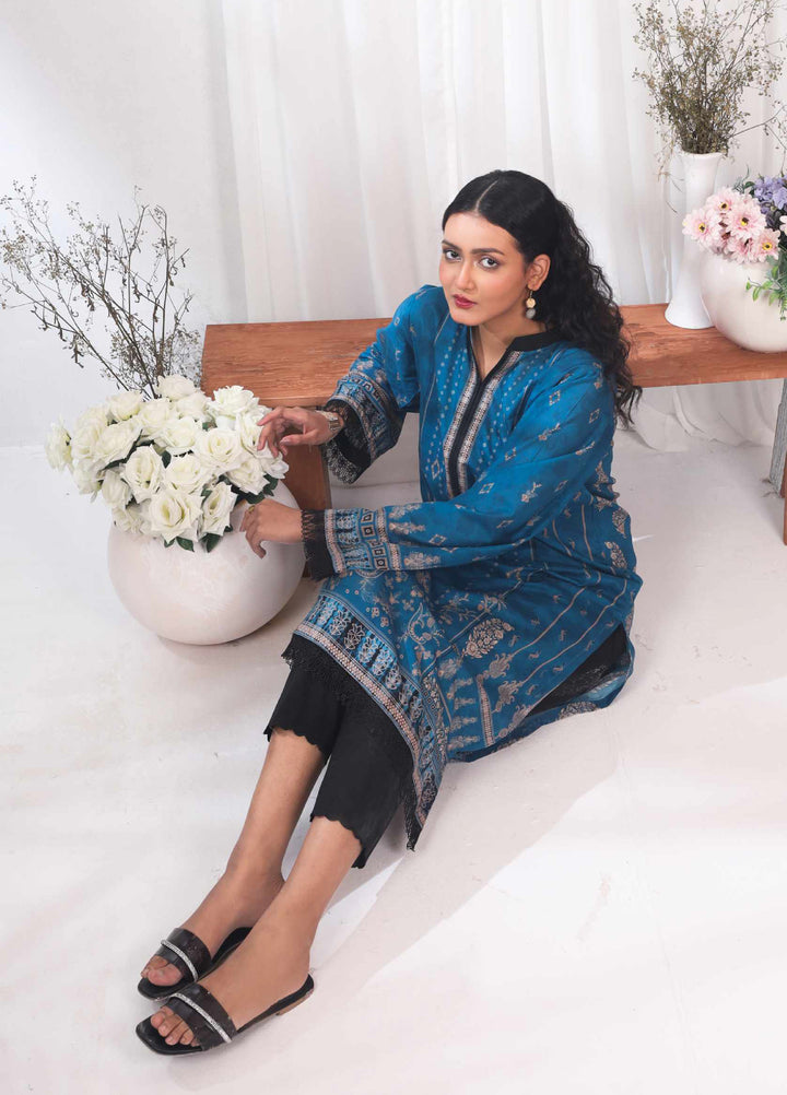 Kamyab Kurti by Rashid Textiles Unstitched Printed Lawn 1 Piece Suit RT26ULK 8755 - Casual Collection