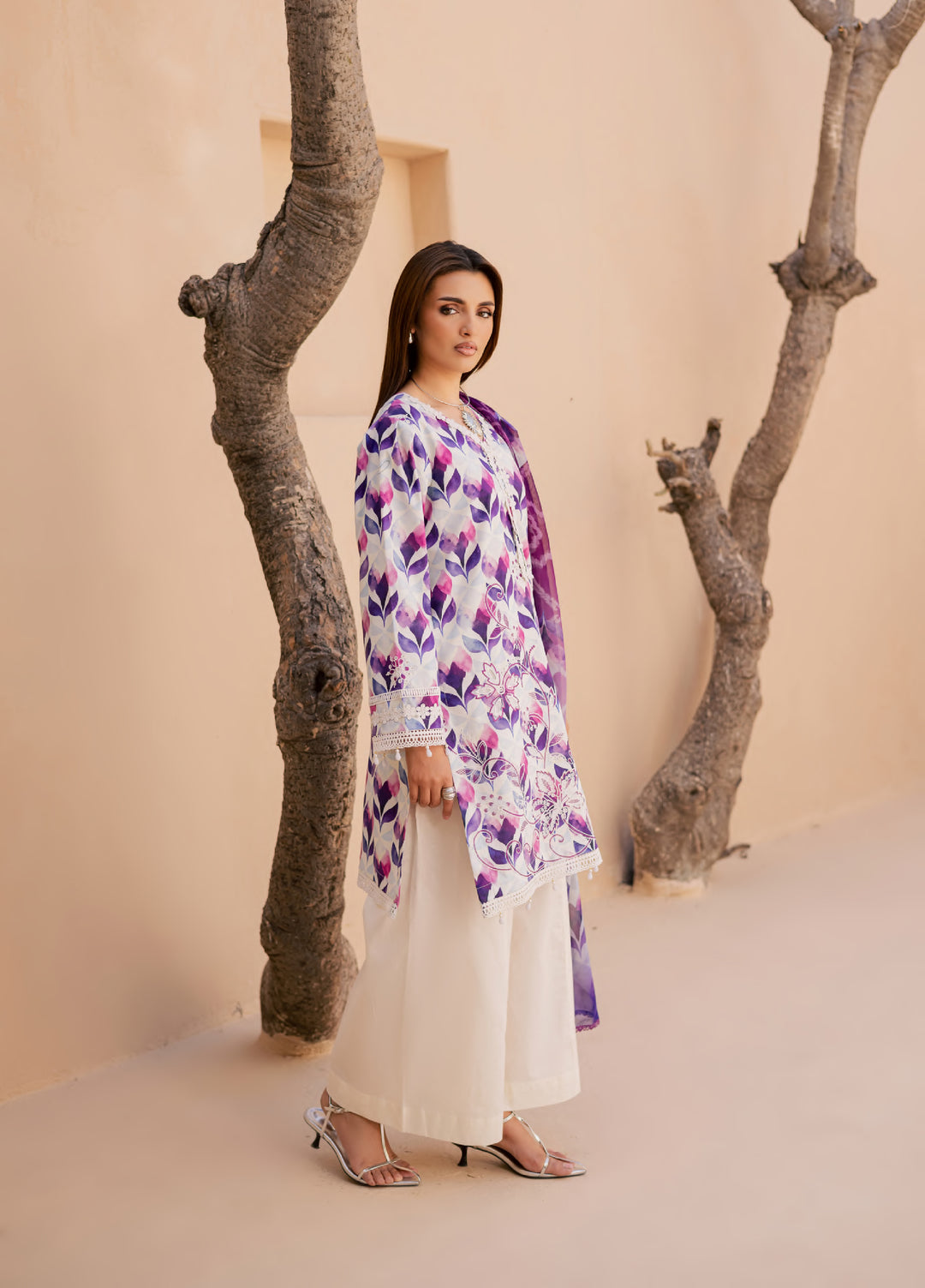 Savoy by Rashid Textiles Unstitched Embroidered Lawn 3 Piece Suit RT26ULS 3731 - Casual Collection
