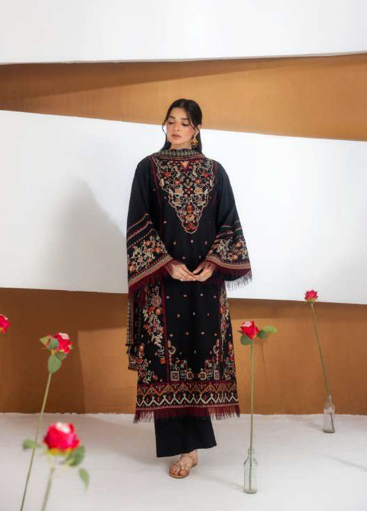 Intermix Zync by Florent Unstitched Embroidered Viscose 3 Piece Suit FL26UIZ FZ-6A - Casual Collection