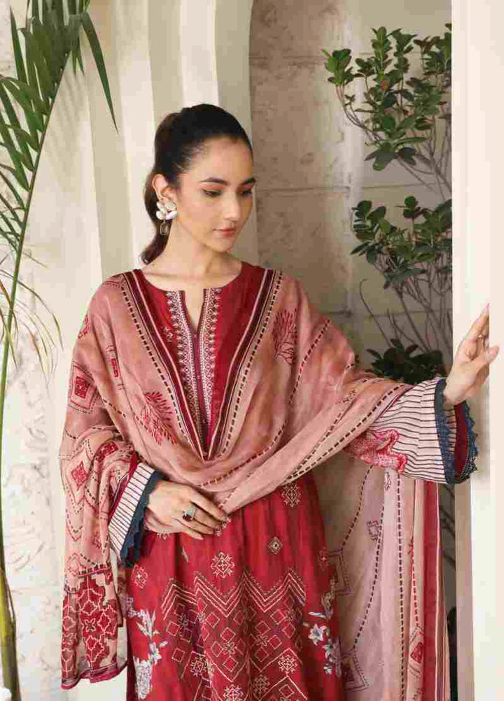 Kotor by Rashid Textiles Unstitched Embroidered Lawn 3 Piece Suit RT26ULK 9133 - Casual Collection