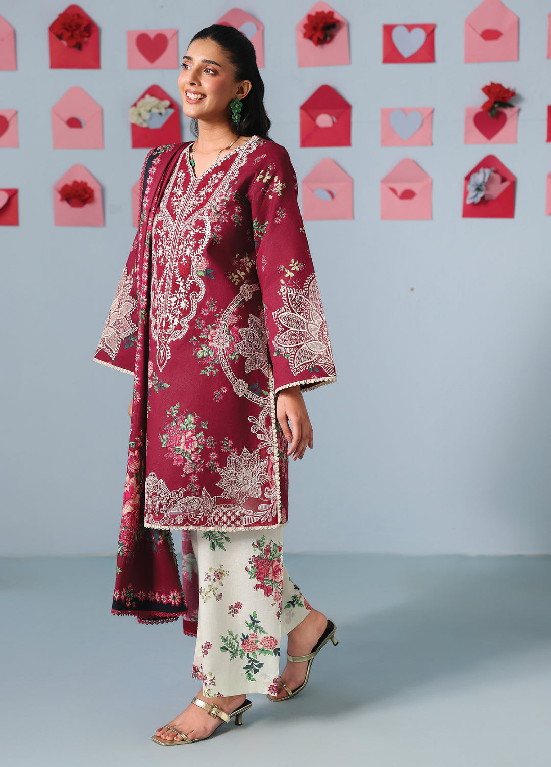 Anaya by Mahnur Unstitched Embroidered Lawn 3 Piece Suit MN26UALV AN2-06 - Festive Collection