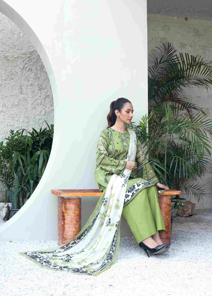 Kotor by Rashid Textiles Unstitched Embroidered Lawn 3 Piece Suit RT26ULK 9137 - Casual Collection
