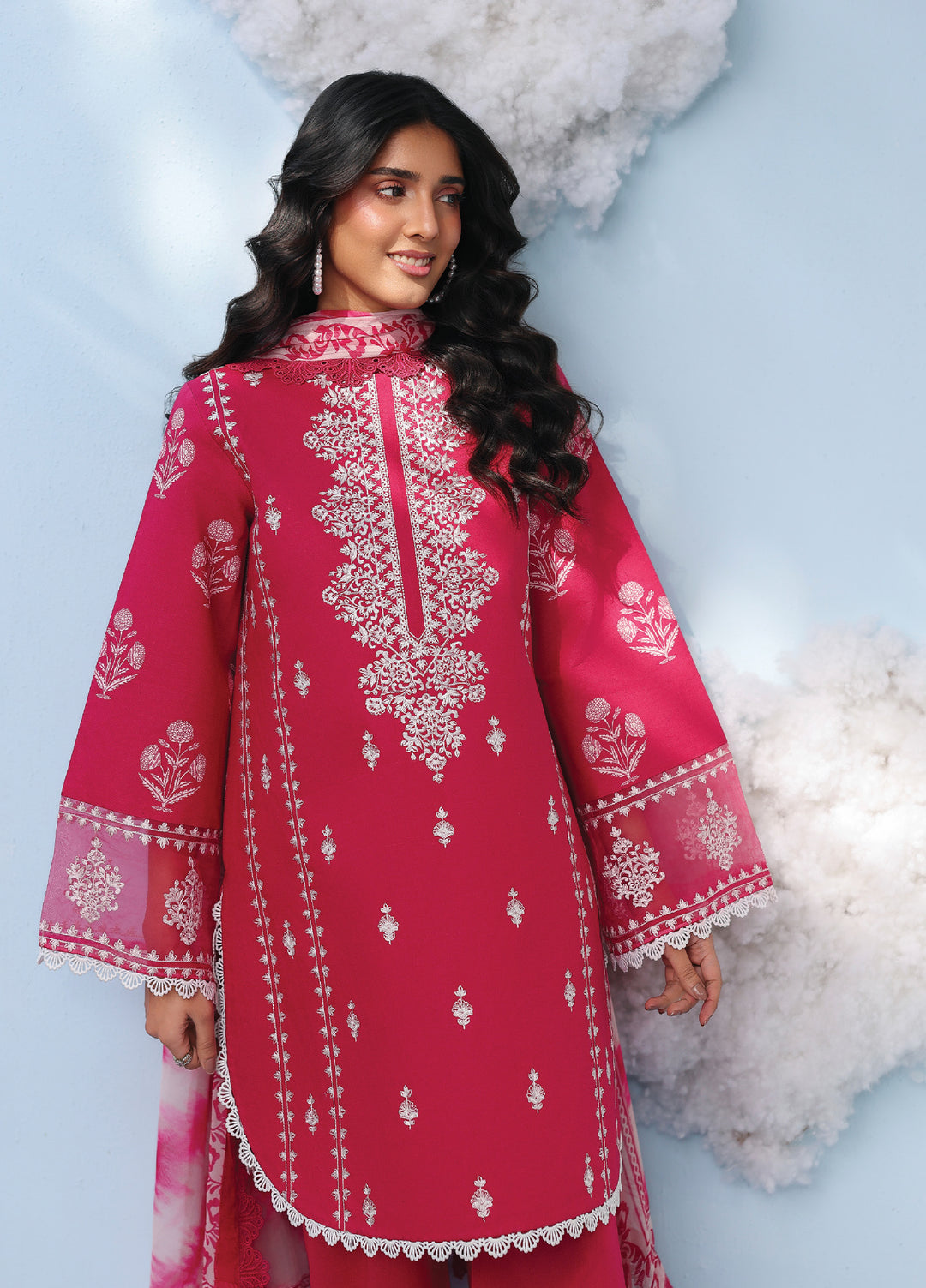 Anaya by Mahnur Unstitched Embroidered Lawn 3 Piece Suit MN26UALV AN2-12 - Festive Collection
