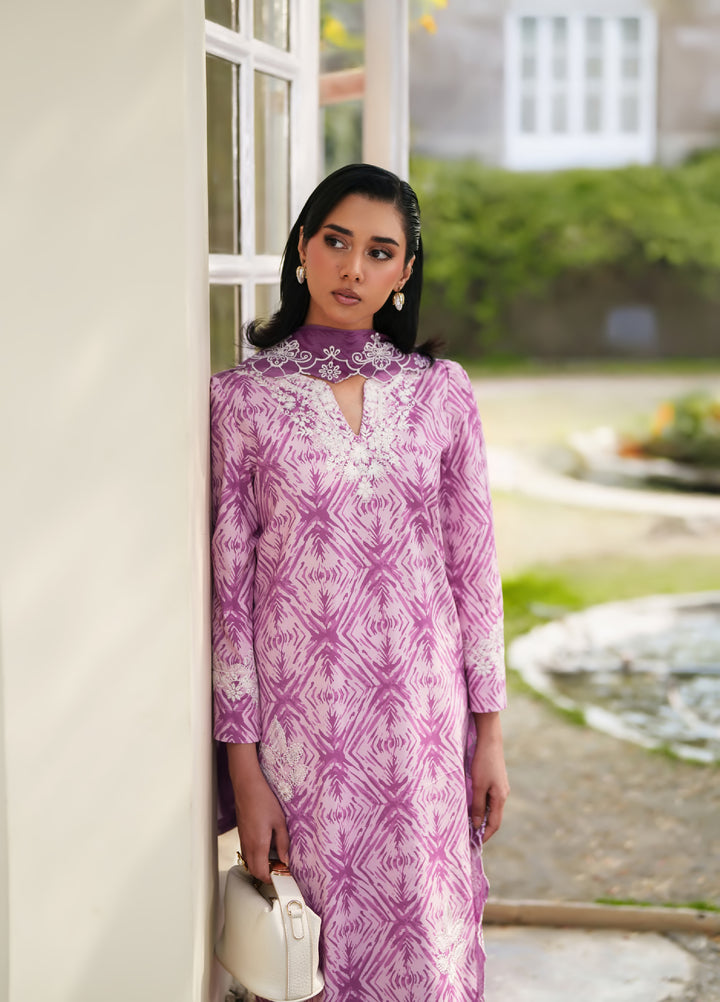 Bloom Enara by Rashid Textiles Unstitched Embroidered Lawn 3 Piece Suit RT26ULB 1004 - Casual Collection