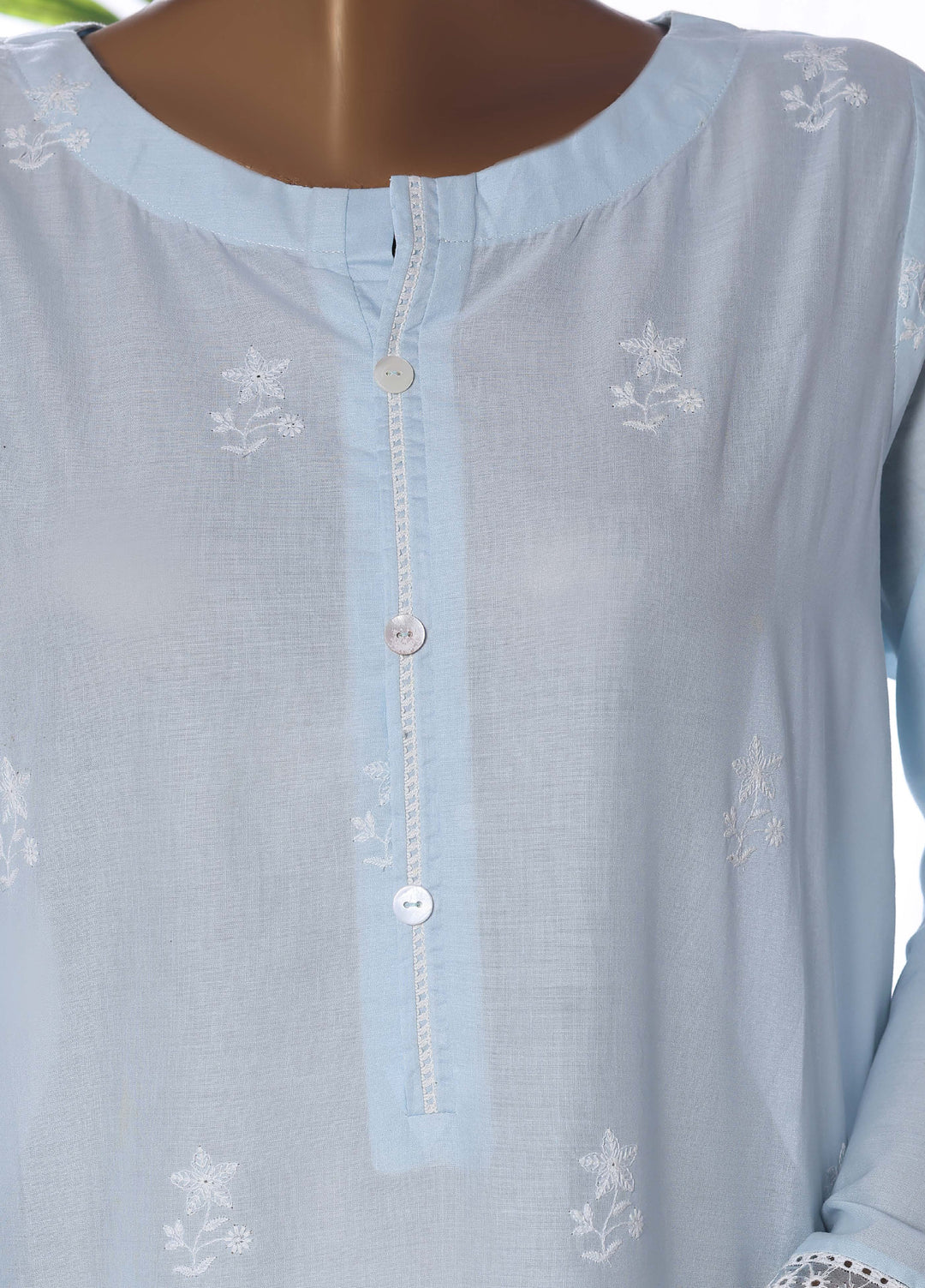 HZ Textiles Women RTW Chikankari Organza 3 Piece Suit HZ26POF CSE-3P-224 - Festive Collection