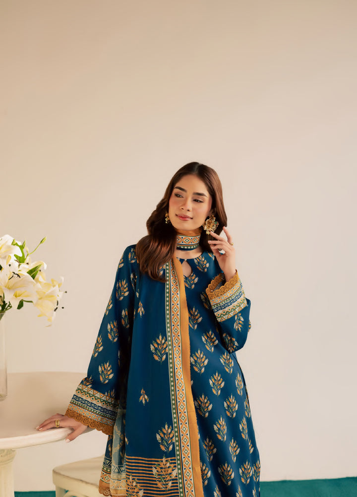Print Diary by Rashid Textiles Unstitched Printed Lawn 3 Piece Suit RT26UPG 3774 - Casual Collection