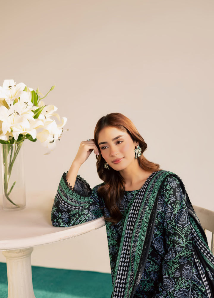 Print Diary by Rashid Textiles Unstitched Printed Lawn 3 Piece Suit RT26UPG 3777 - Casual Collection