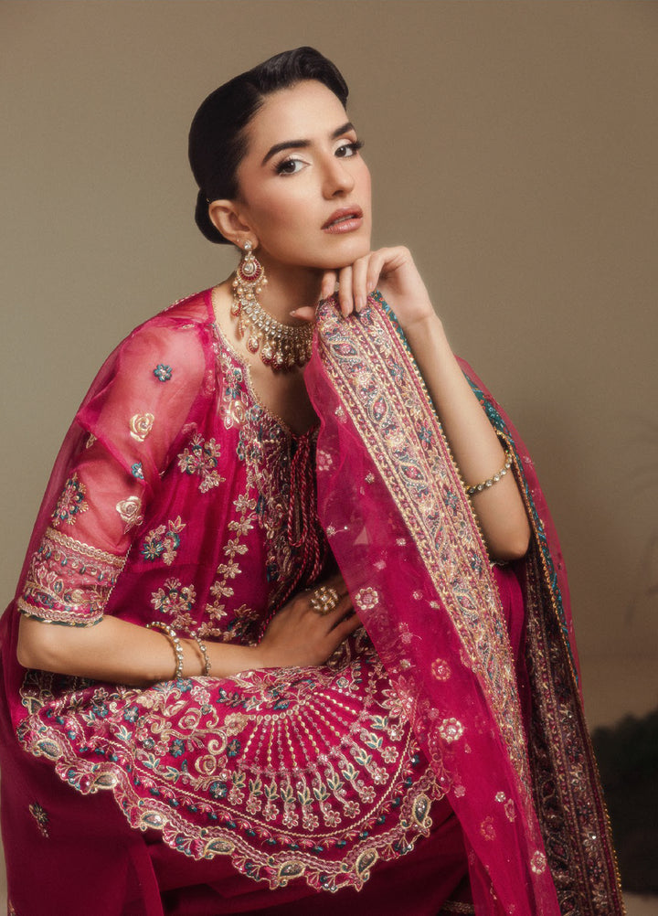 Aik Shaam by AIK Atelier Unstitched Embroidered Organza 3 Piece Suit AIK26UAS C2605 - Wedding Collection