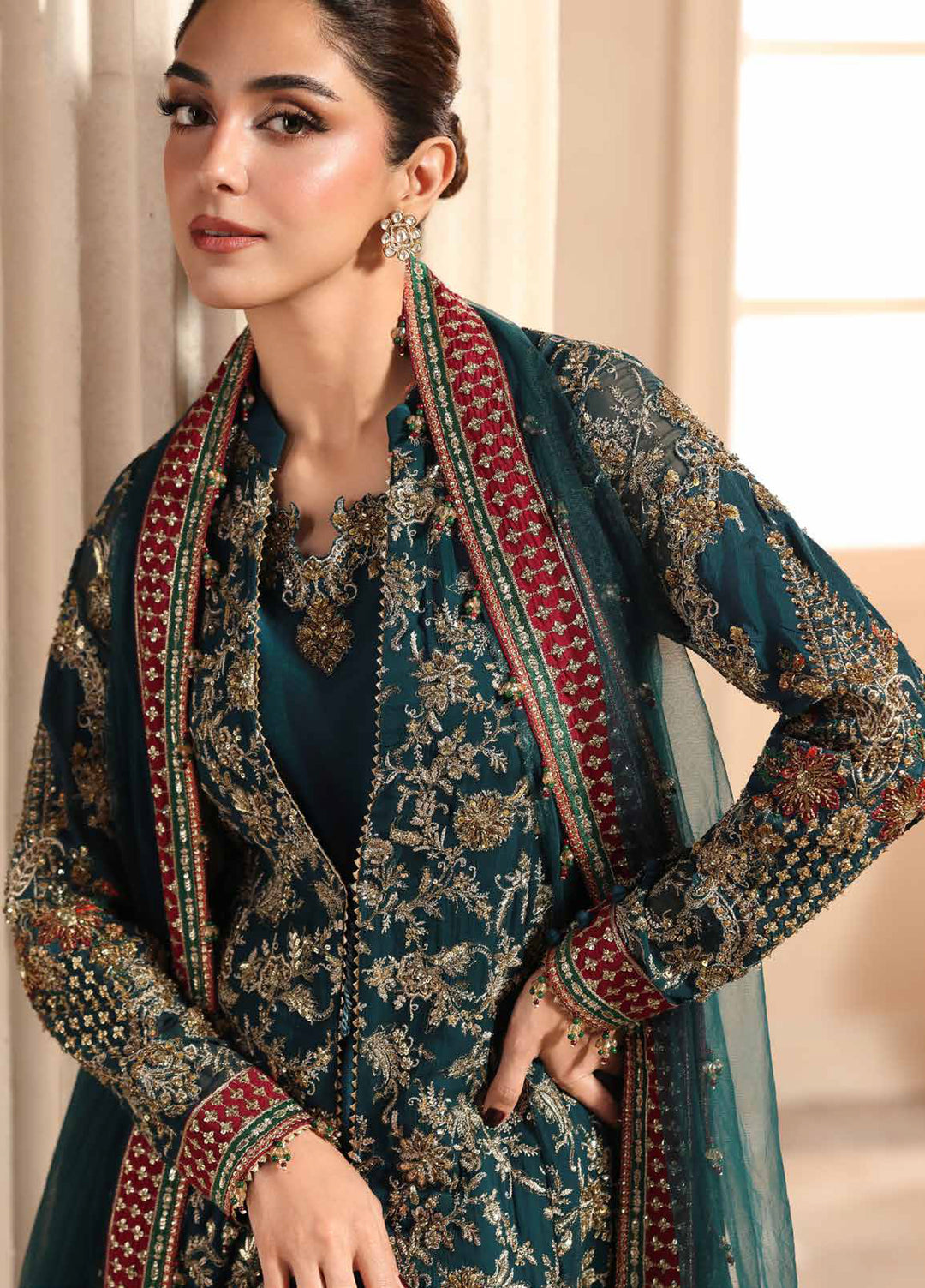 Dastan E Jashan by Charizma Unstitched Embroidered Chiffon 3 Piece Suit CHR26UDJ DJW6-05 - Festive Collection