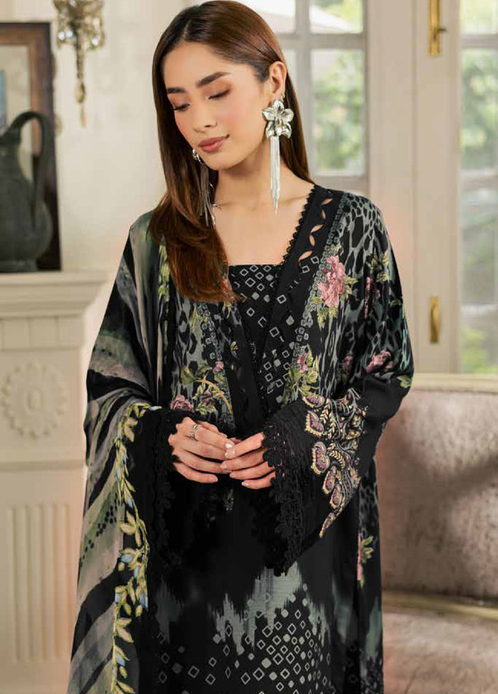 Signature Prints by Nureh Unstitched Printed Viscose Slub 3 Piece Suit NU26UVS SP-213 - Winter Collection