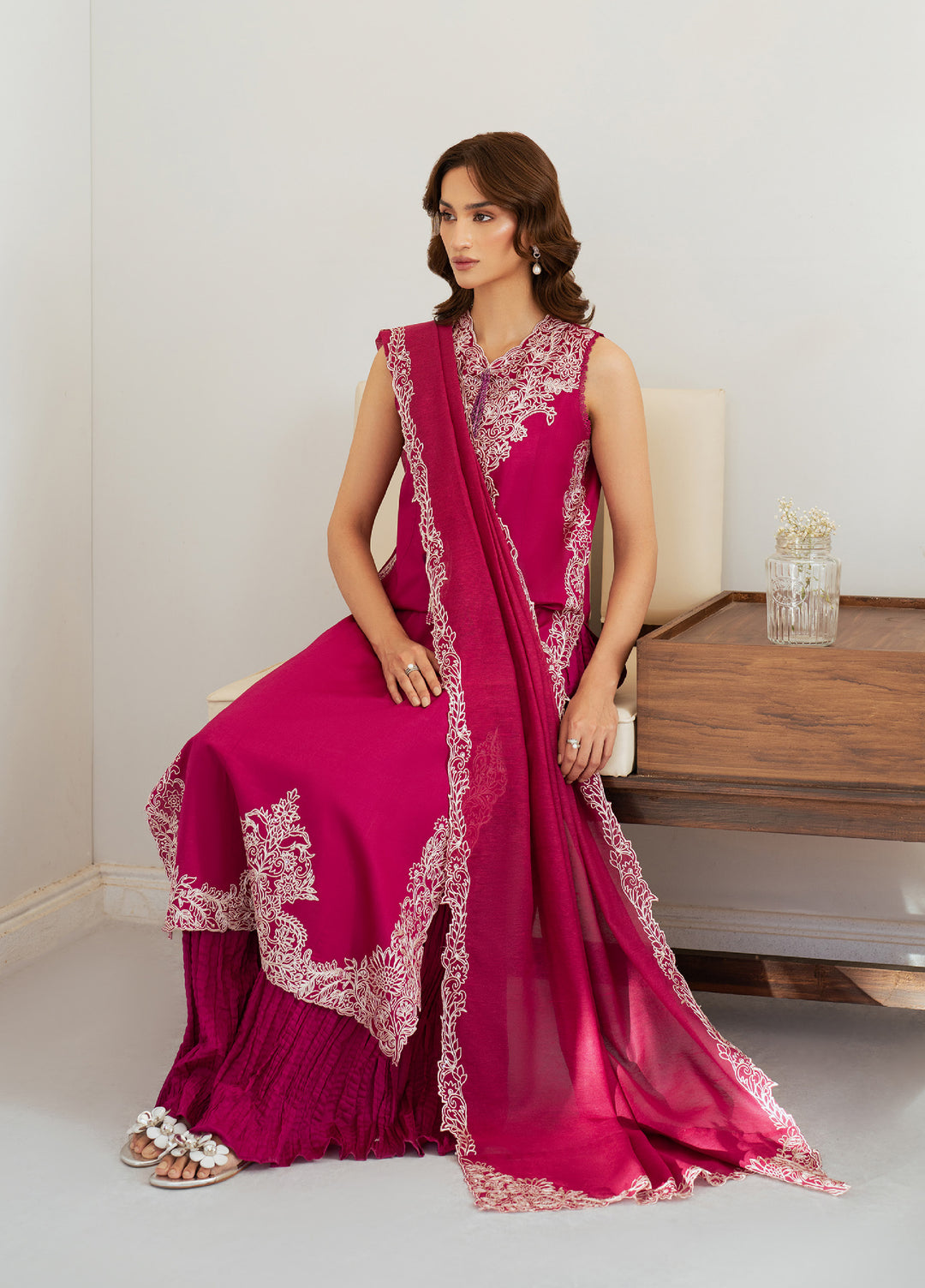 Sera by Mahnur Unstitched Embroidered Lawn 3 Piece Suit MN26USL SP-10 - Festive Collection