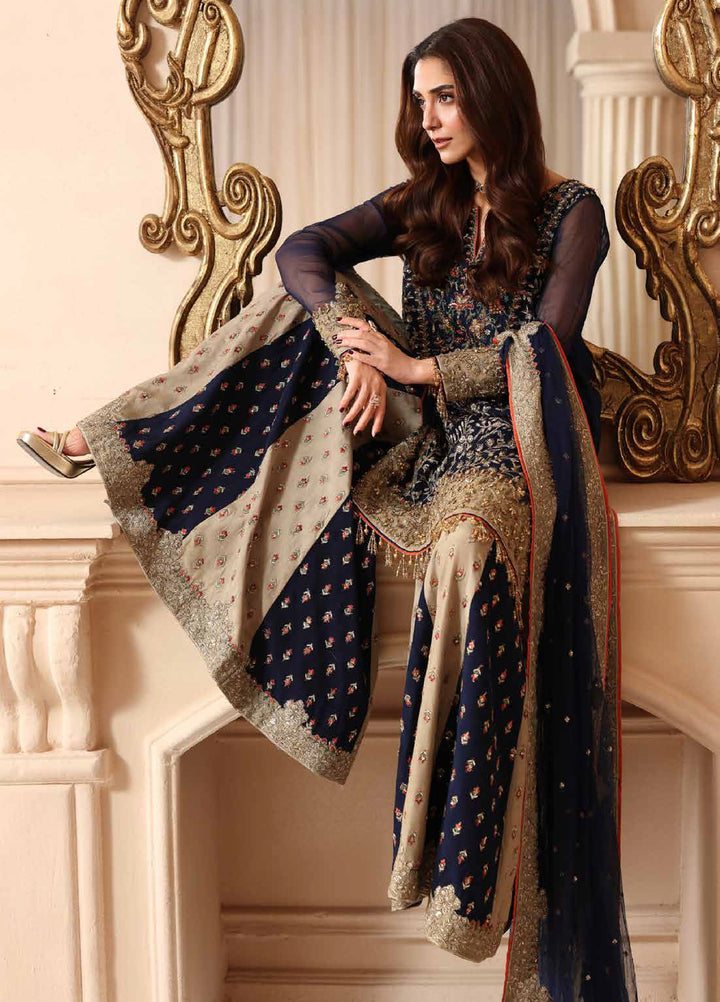 Dastan E Jashan by Charizma Unstitched Embroidered Chiffon 3 Piece Suit CHR26UDJ DJW6-02 - Festive Collection