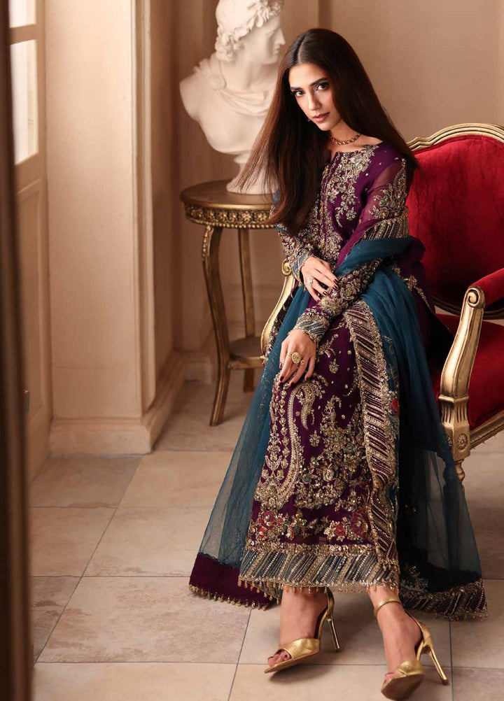 Dastan E Jashan by Charizma Unstitched Embroidered Chiffon 3 Piece Suit CHR26UDJ DJW6-01 - Festive Collection