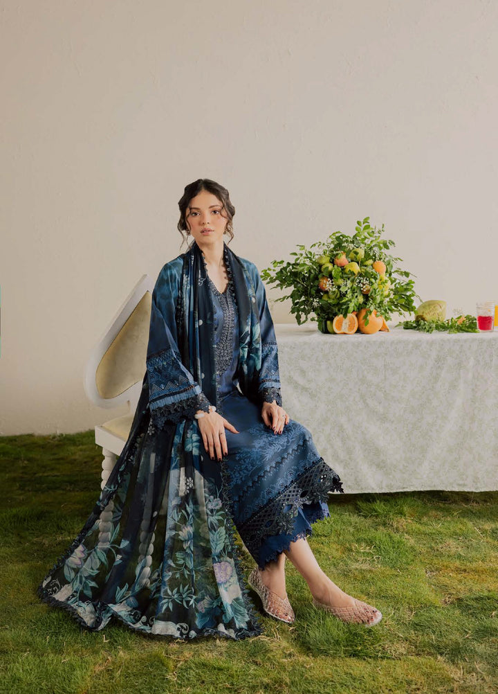 Gardenia by Nureh Unstitched Embroidered Viscose Slub 3 Piece Suit NU26UGV NSG-226 - Casual Collection