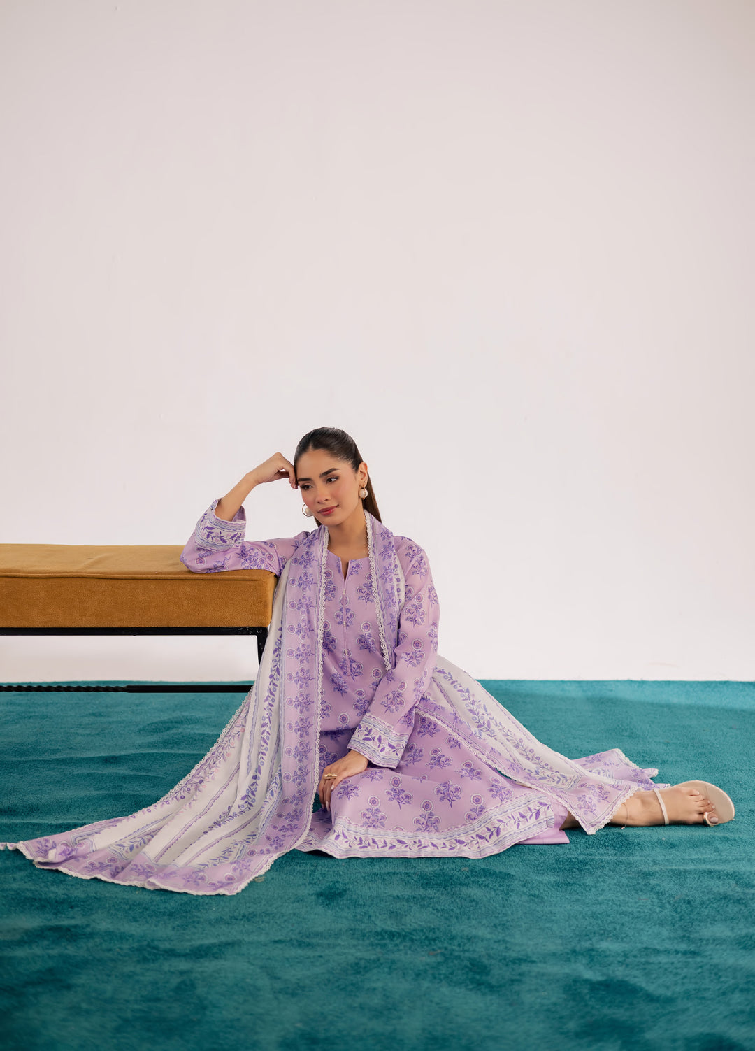 Print Diary by Rashid Textiles Unstitched Printed Lawn 3 Piece Suit RT26UPG 3779 - Casual Collection